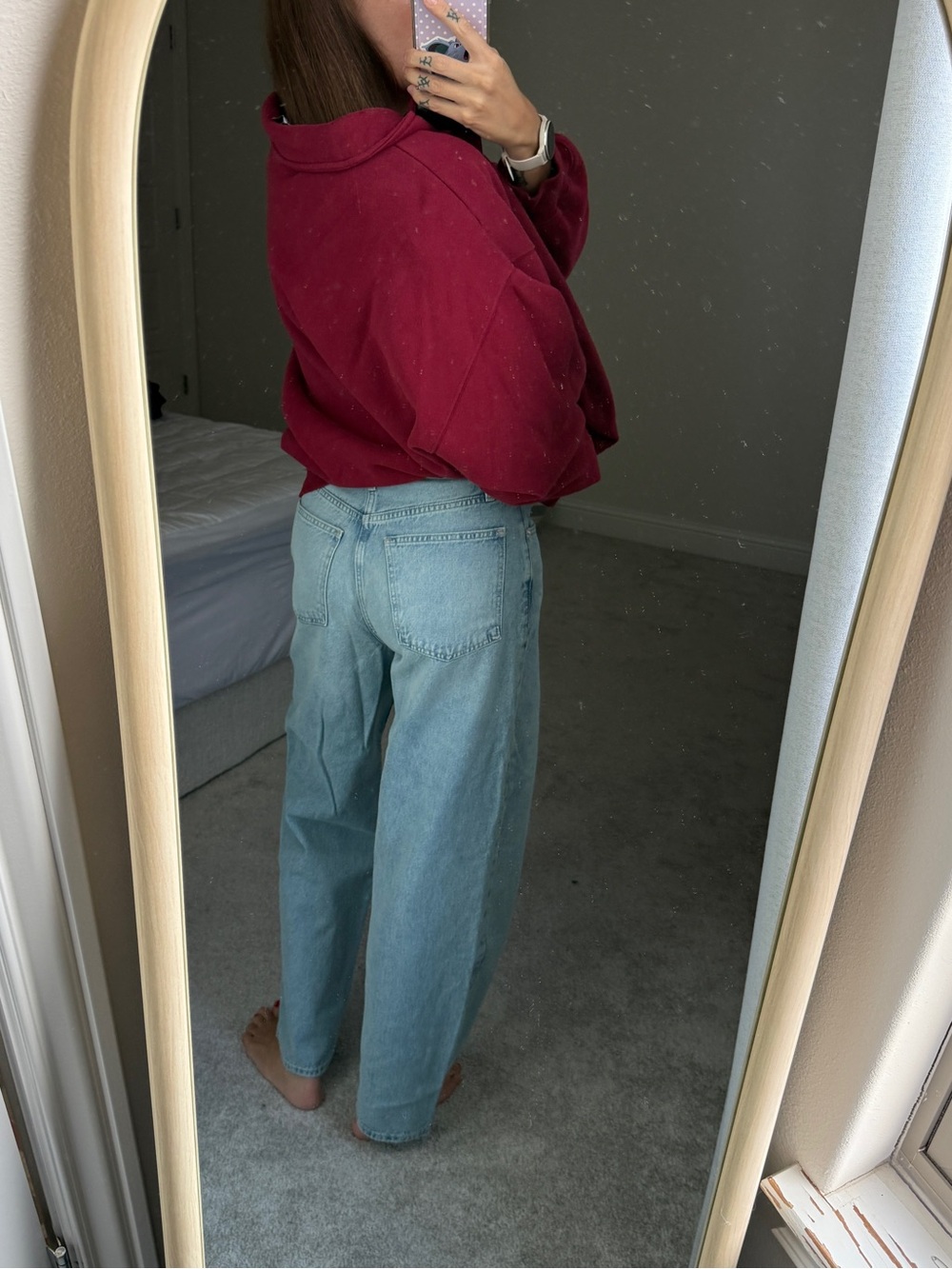 Frame Barrel Jeans